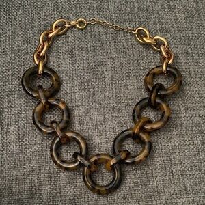 J CREW TORTOISE NECKLACE